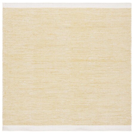 Safavieh 6 x 6 ft. Natural Yellow & Ivory Hand Woven Square Area Rug NAT776C-6SQ